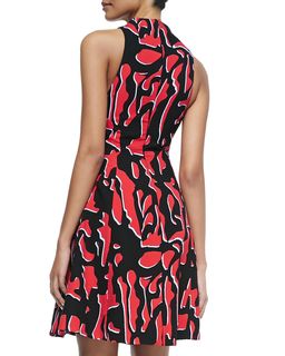 Proenza Schouler Knee-Length Dress Multi Print Size 8 for rent on The Volte - image 3