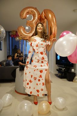 Nicole Finetti Aurora Dress Floral Size 8 for rent on The Volte - image 2