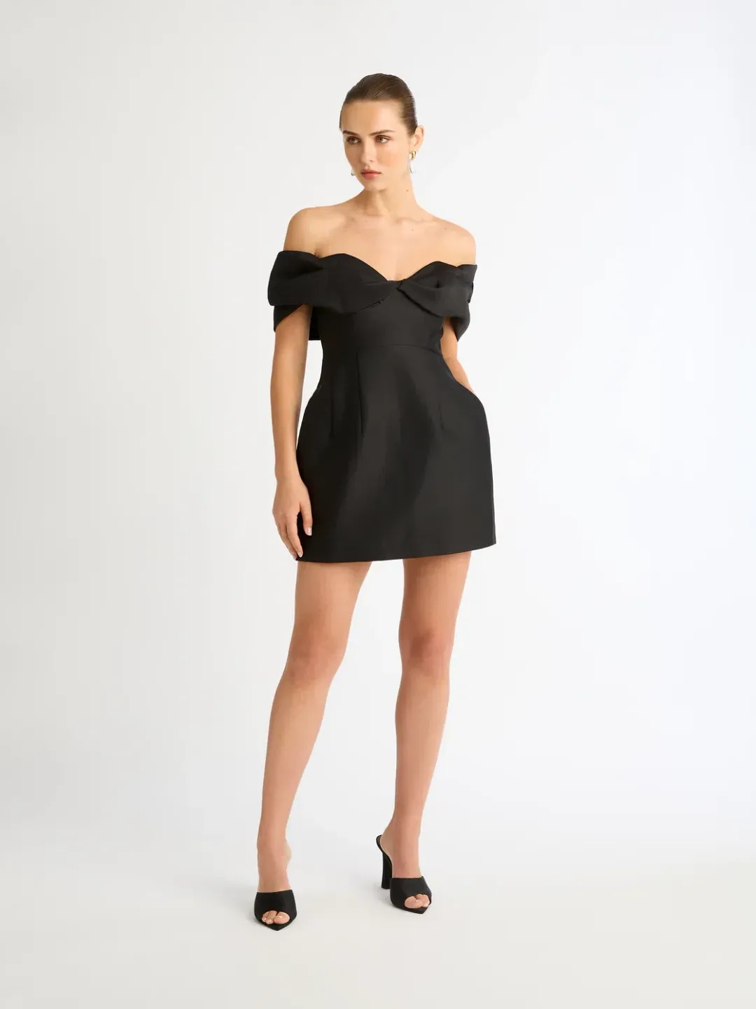 Sheike Nour Mini Dress Black Size 6/XS for rent on The Volte - main image