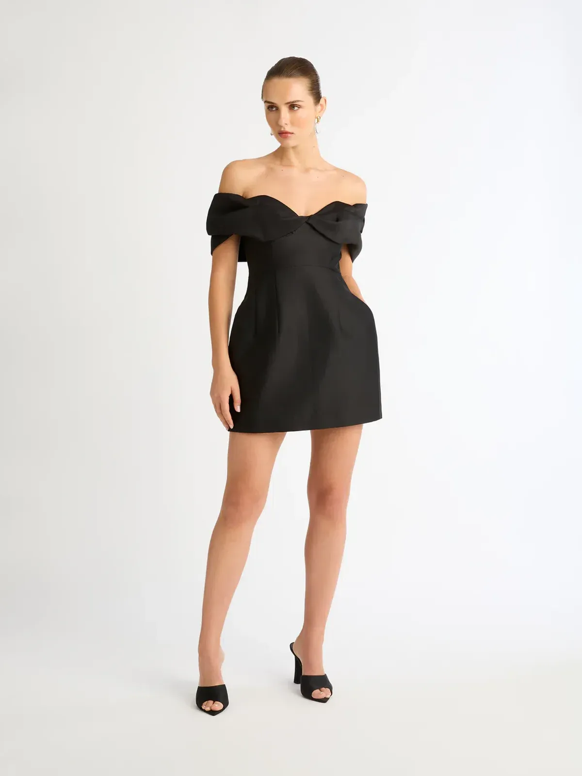 Sheike Nour Mini Dress Black Size 6/XS for rent on The Volte - main image