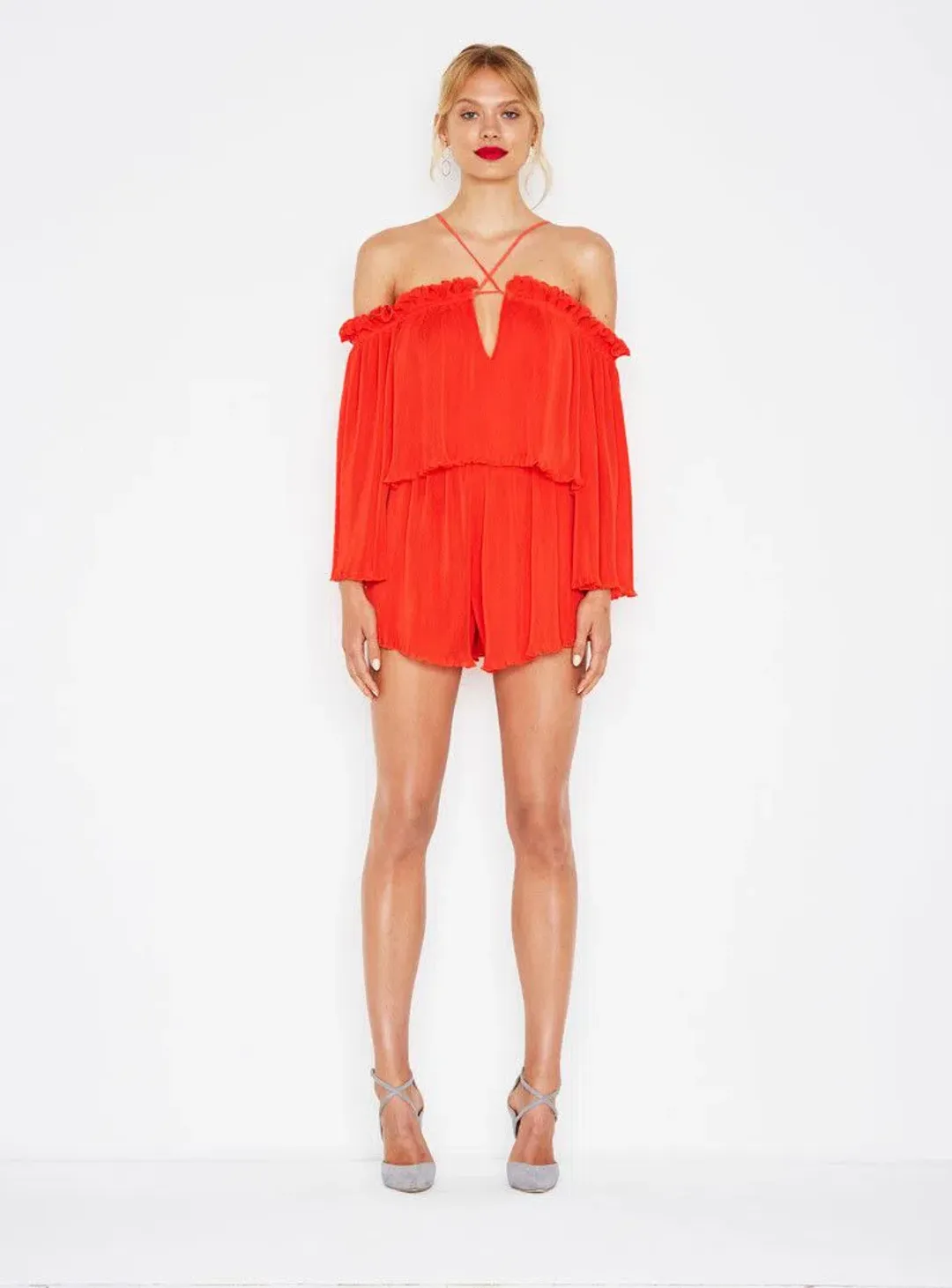 Alice McCall Locomotion Playsuit Red Size 6 for rent on The Volte - main image