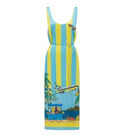Alemais All Aboard Sleeveless Midi Dress Multi Size 8 for rent on The Volte - image 3