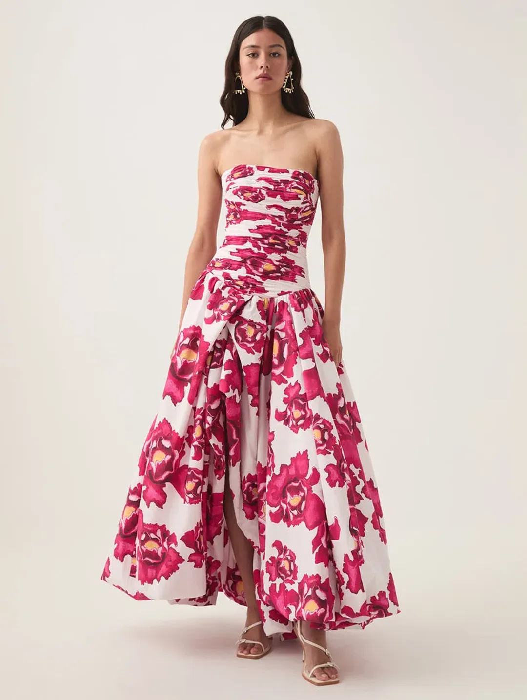 Aje Behold Maxi Dress Boldly Blooming Size 8 for rent on The Volte - main image