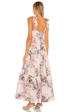Zimmermann Brighton Tie Shoulder Dress Antique Floral Size 1 / AU 10 for rent on The Volte - image 2