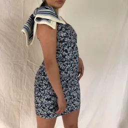 By Johnny Sculpture Sleeve Mini Dress Floral Size L / AU 12 for rent on The Volte - image 2