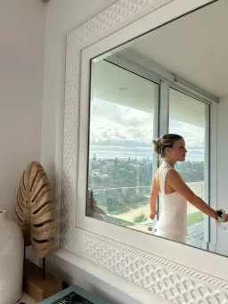 Reiss Lila Bridesmaid Twist Detail Midi Dress Nude Size XS / AU 6 for rent on The Volte - image 6