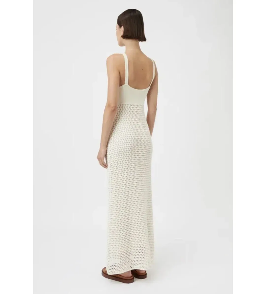 Camilla and Marc Lapis Midi Dress in Cream Size M/AU 12 for rent on The Volte - main image