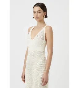 Camilla and Marc Lapis Midi Dress in Cream Size M/AU 12 for rent on The Volte - image 2