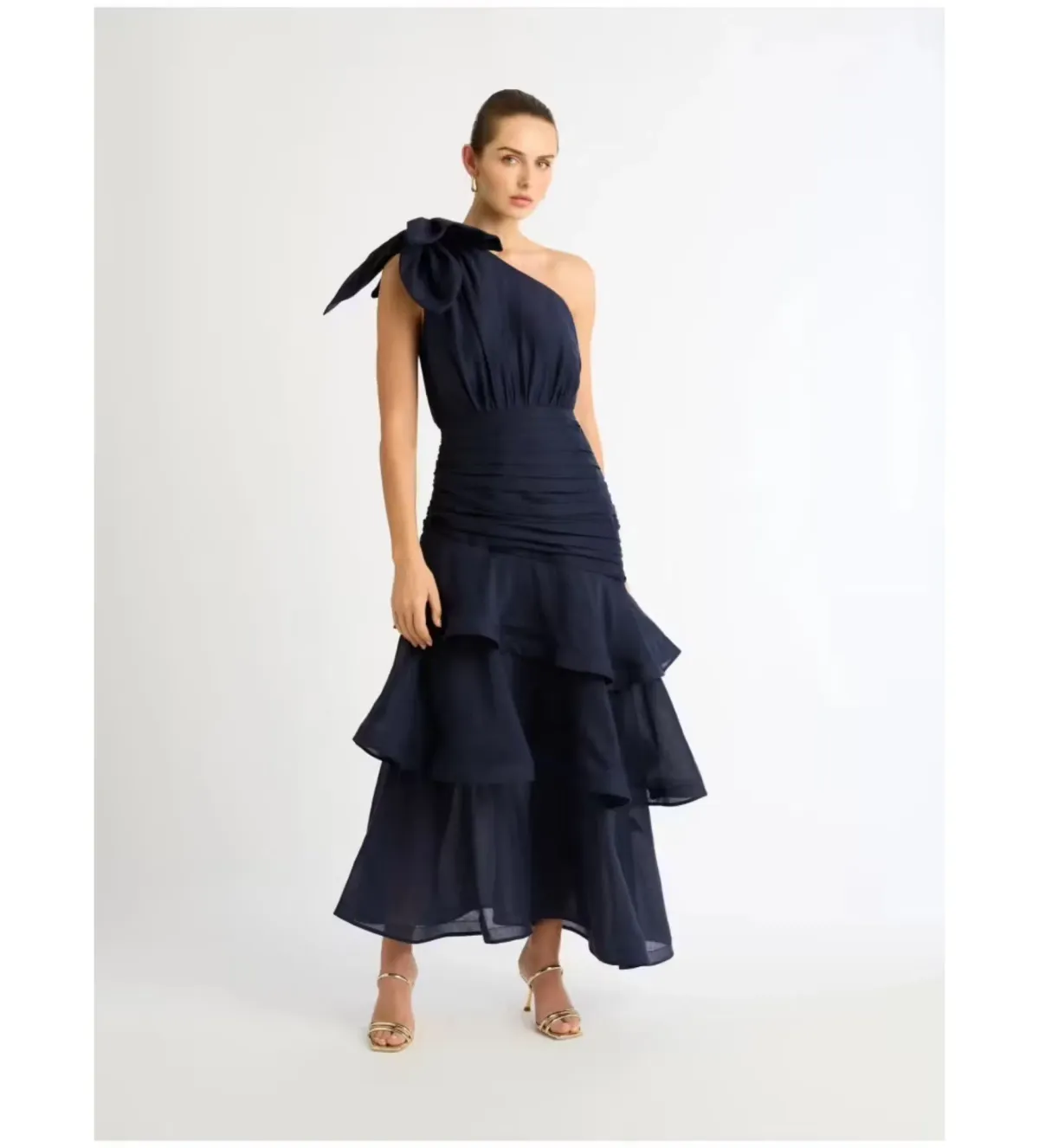 Sheike Casablanca Dress Navy Size AU 12 for rent on The Volte - main image
