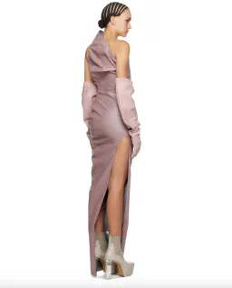 Rick Owens Athena Maxi Dress Pink Size XS/Au 6 for rent on The Volte - image 4