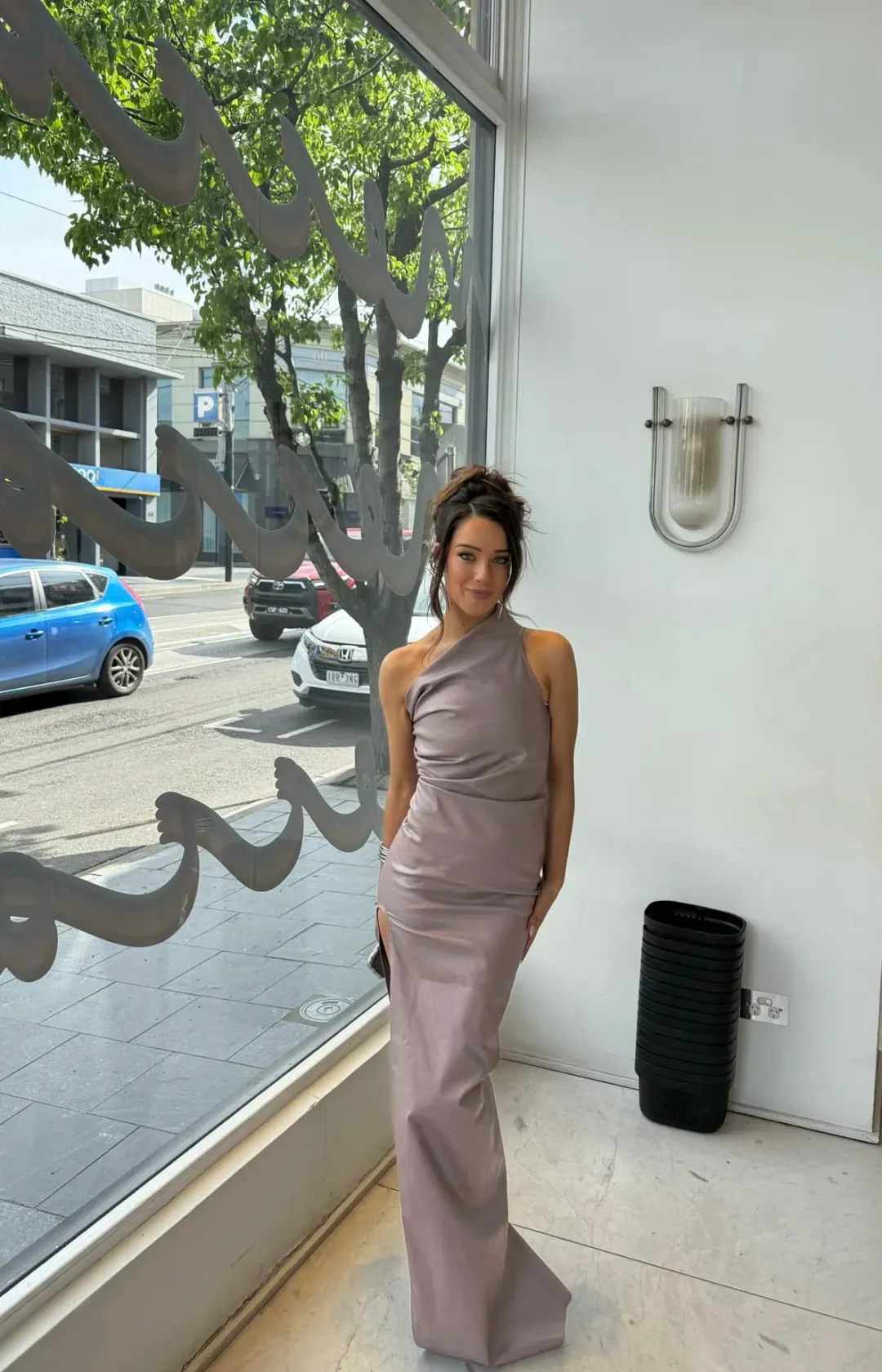 Rick Owens Athena Maxi Dress Pink Size XS/Au 6 for rent on The Volte - main image