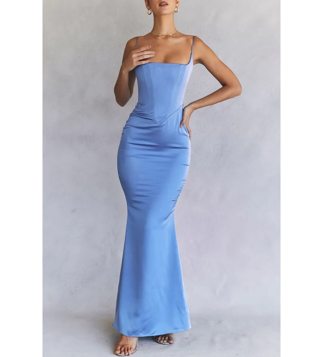 House of CB Olivette Dress in Periwinkle Size XS/Au 6 for rent on The Volte - main image