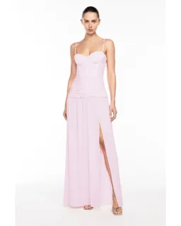 Manning Cartell Double Time Pleat Dress in Hydrangea Pink Size AU 10 for rent on The Volte - image 1