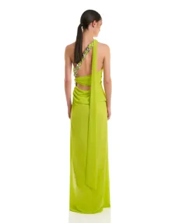 Eliya The Label Arabella Gown Green Size S / AU 8   for rent on The Volte - image 4