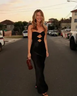 Bec & Bridge Halle Maxi Strapless Black Size AU 10 for rent on The Volte - image 4