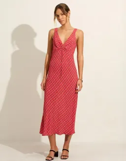 Auguste The Label Melodie Midi Dress Floral Size AU 12 for rent on The Volte - image 1