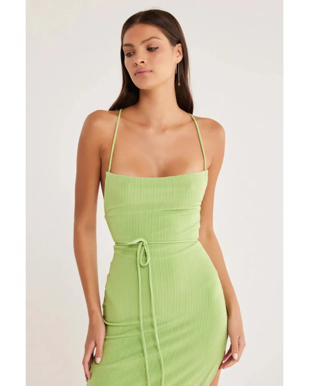 Rumer The Label Equinox Maxi Dress Green Size M / AU 10 for rent on The Volte - main image