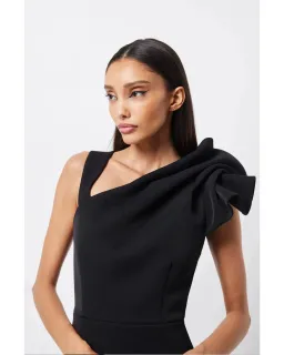 Mossman Infatuation Maxi Dress Black Size AU 6 for rent on The Volte - image 2