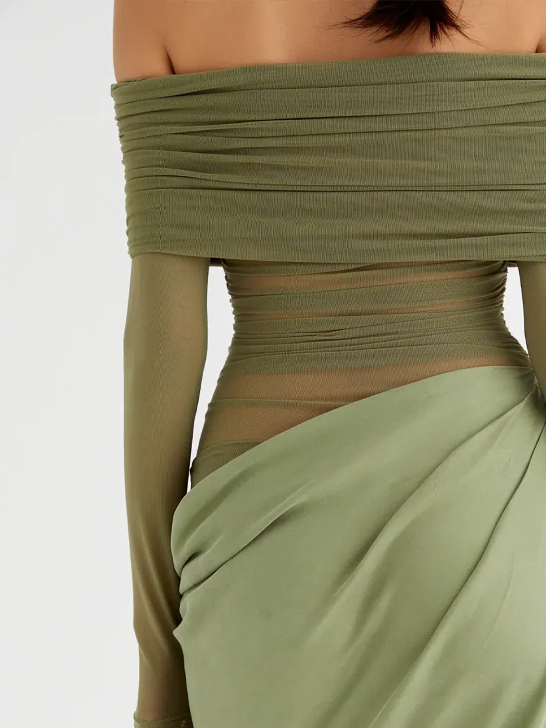 Benni Yasmin Maxi Dress Pistachio Size AU 8 for rent on The Volte - main image