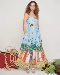 Alemais  All Aboard Sundress Print Size 10 for rent on The Volte - image 1