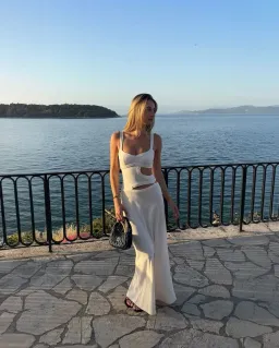 Arcina Ori Jetta Dress White Size 8  for rent on The Volte - image 1