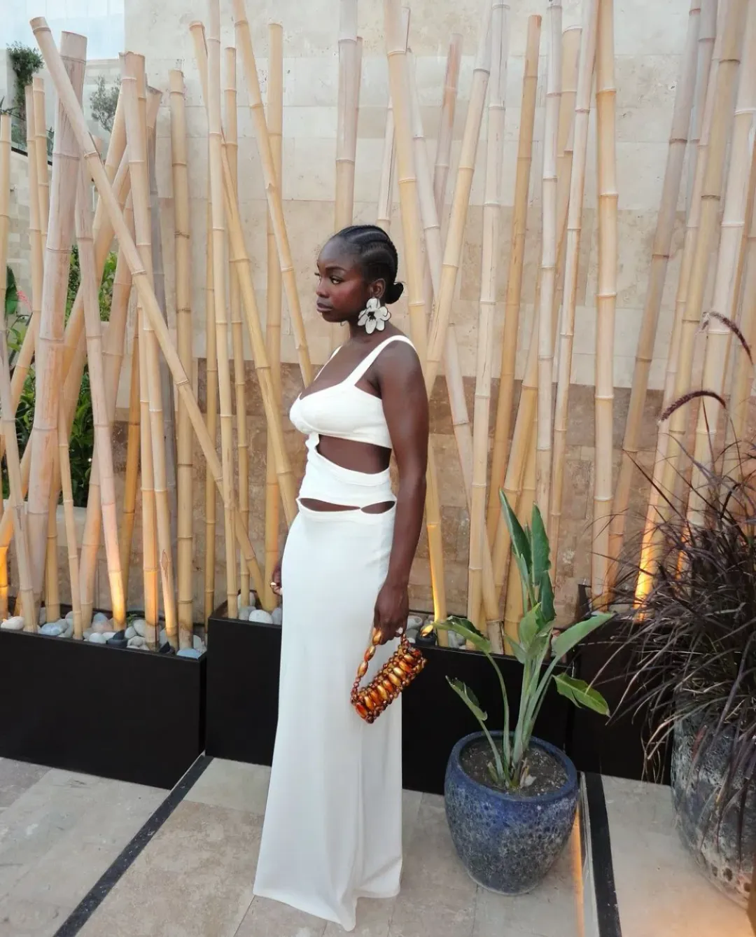 Arcina Ori Jetta Dress White Size 8  for rent on The Volte - main image