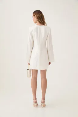 Aje Bettina Pendant Mini Dress White Size 12 for rent on The Volte - image 3