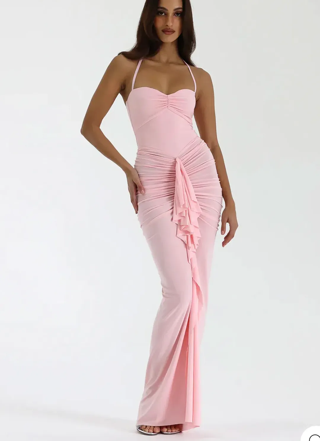 Natalie Rolt Shontae Gown In Blossom Pink Size 3 / AU 12 for rent on The Volte - main image