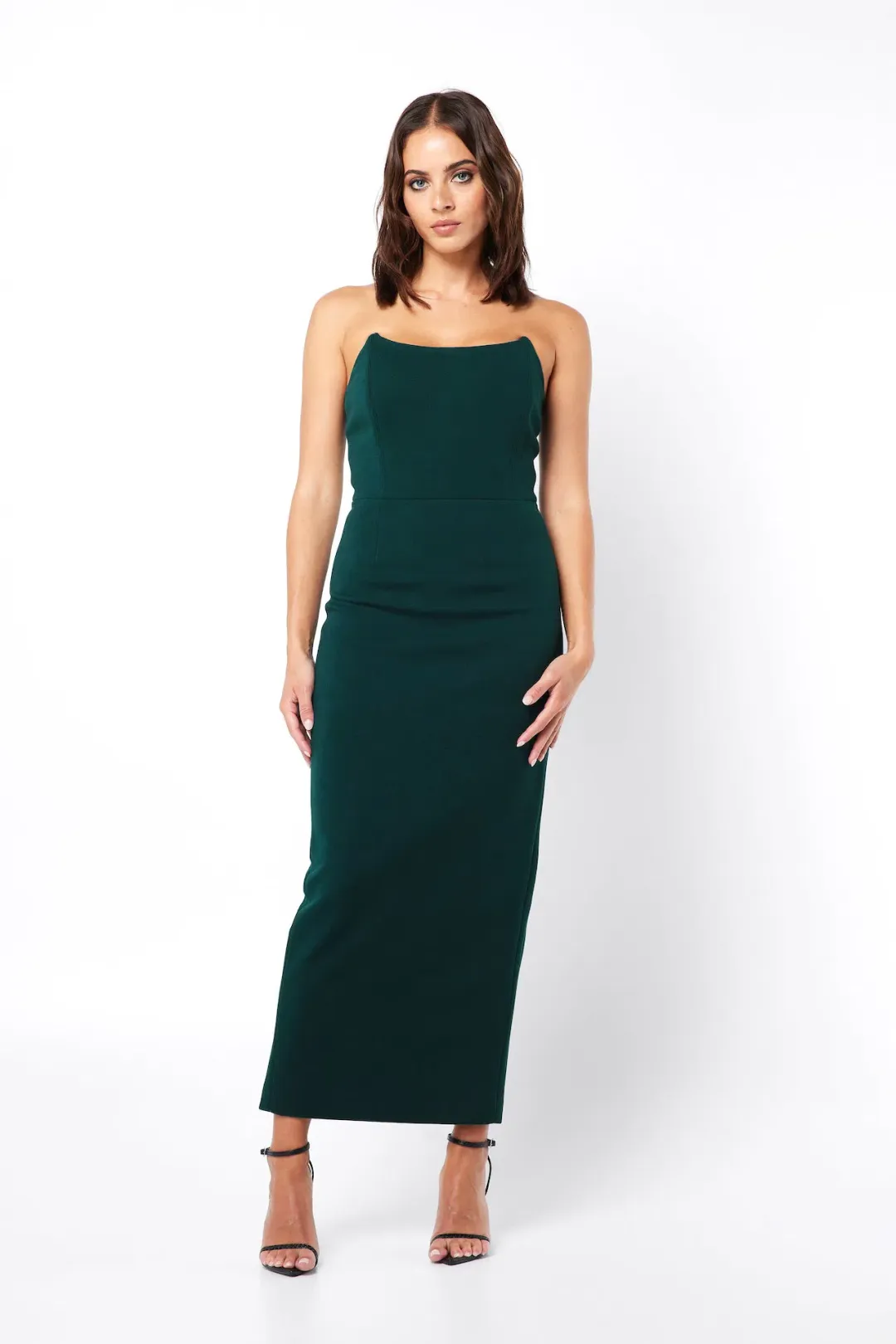Mossman Vice Versa Midi Dress in Teal Size 6 for rent on The Volte - main image