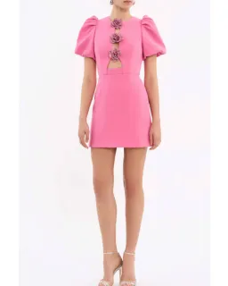 Rebecca Vallance Aubree Flower Mini Pink Size AU 10 for rent on The Volte - image 1