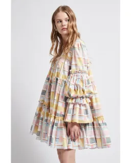 Aje L’Esprit Mini Dress Multi Size AU 6  for rent on The Volte - image 3