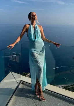 Natalie Rolt Anastasia Dress Baby Blue Size 1 / AU 8 for rent on The Volte - image 1