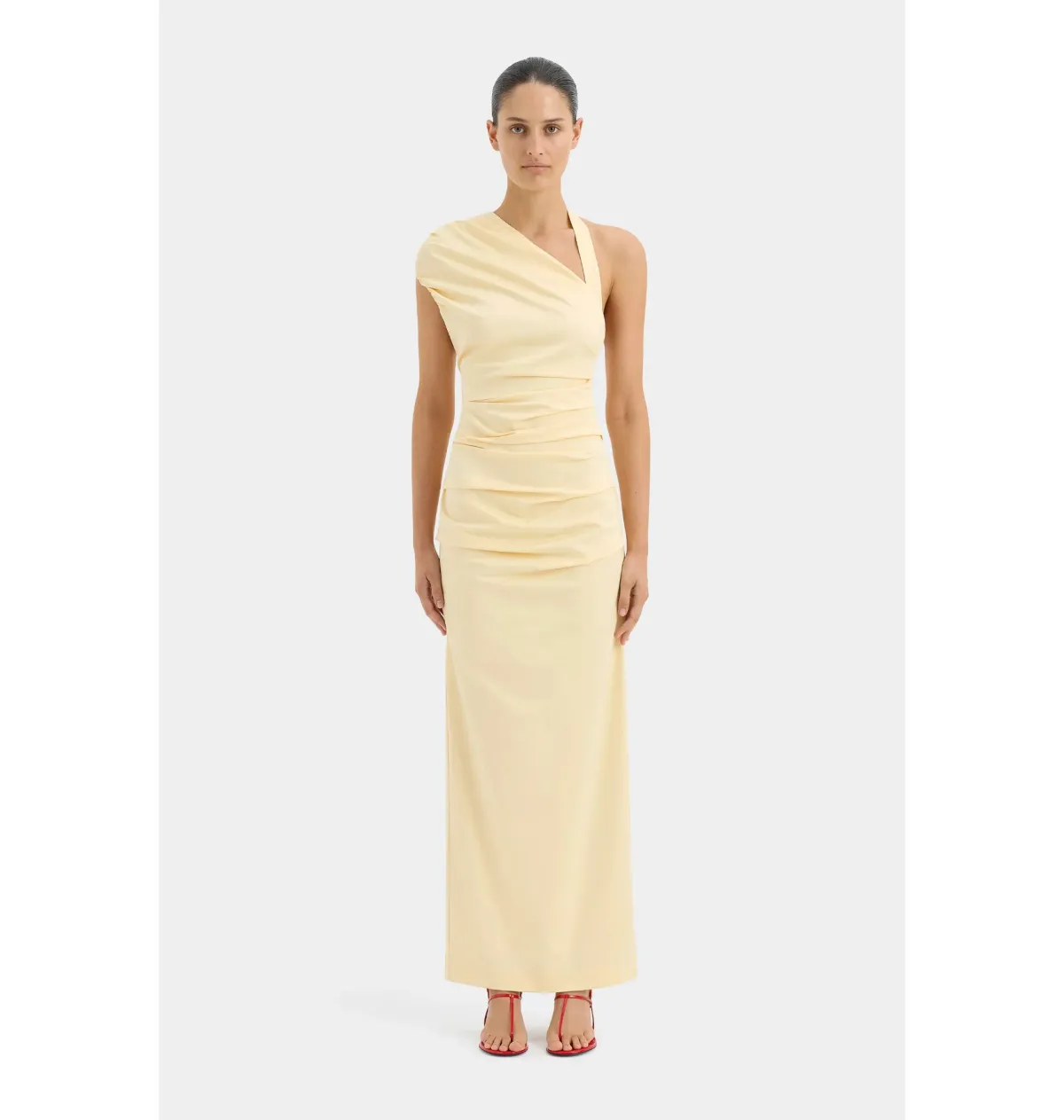 Sir The Label Giacomo Dress in Butter Size 3 / AU 12 for rent on The Volte - main image