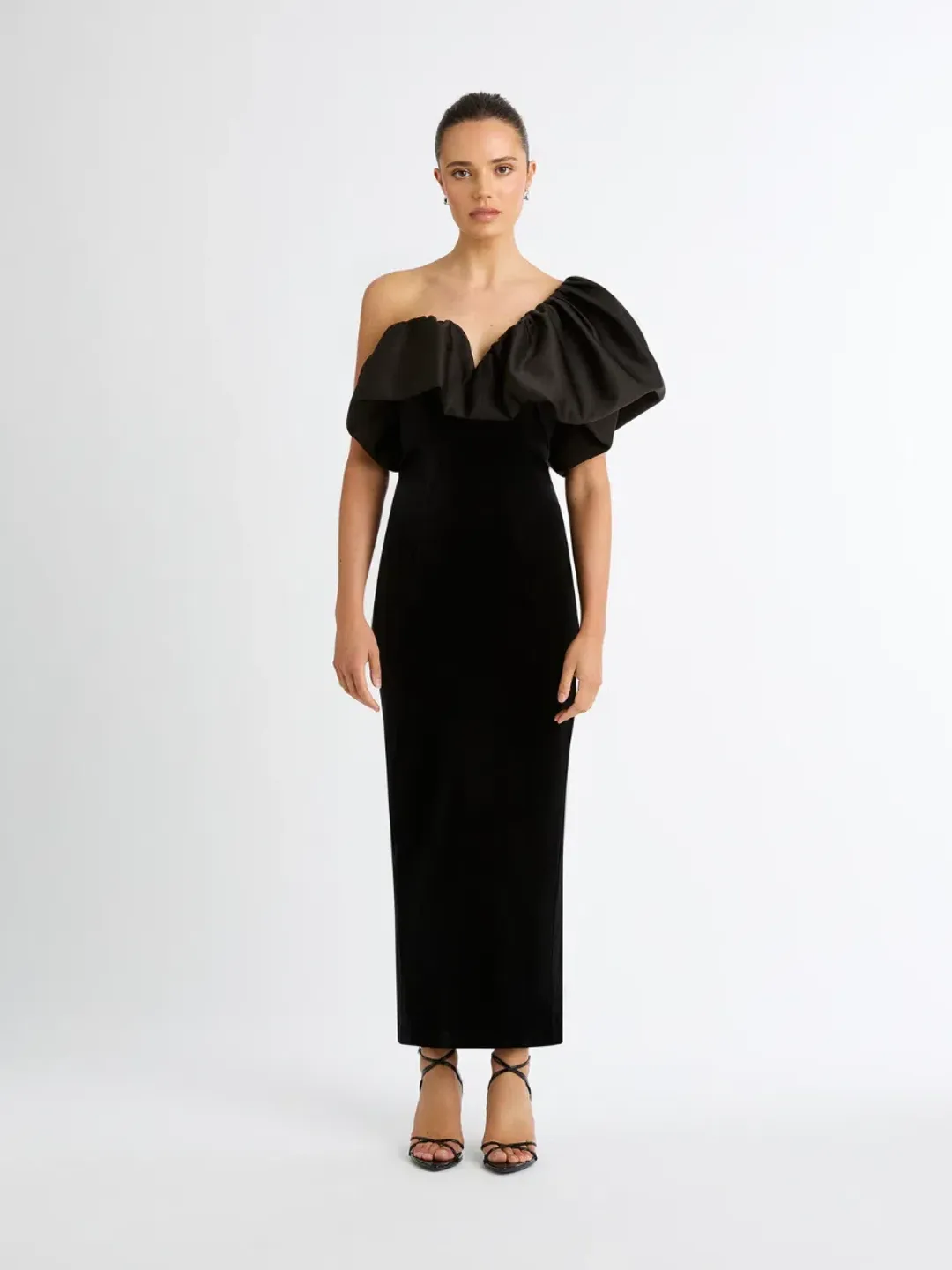 Sheike Moonlight Maxi  Gown Black Size 12  for rent on The Volte - main image