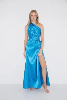 Sonya Moda Nour Maxi Dress Cyan Size 6 for rent on The Volte - image 1
