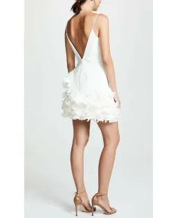 Talulah Golda Ruffle Mini Dress White Size 8 for rent on The Volte - image 3