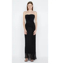 Bec & Bridge Maresca Strapless Dress Black Size AU 8 for rent on The Volte - image 1