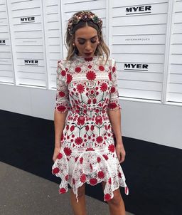 Thurley English Rose Dress Size 8  for rent on The Volte - image 1