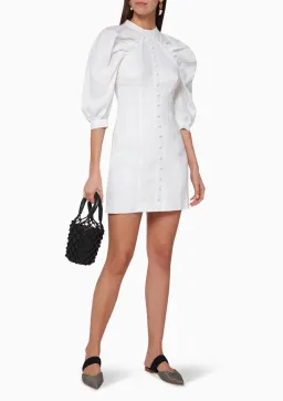 Joslin Studio Fleur Mini Dress White Size 8 for rent on The Volte - image 1