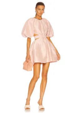 Aje Psychedelia Cut Out Mini Dress Pink Size 6 for rent on The Volte - image 1