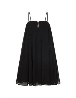 Aje Filigree Sweetheart Mini Dress Black Size 8 for rent on The Volte - image 5