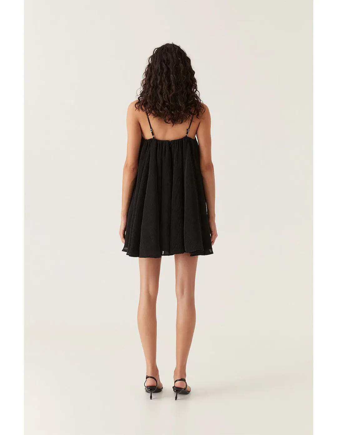 Aje Filigree Sweetheart Mini Dress Black Size 8 for rent on The Volte - main image