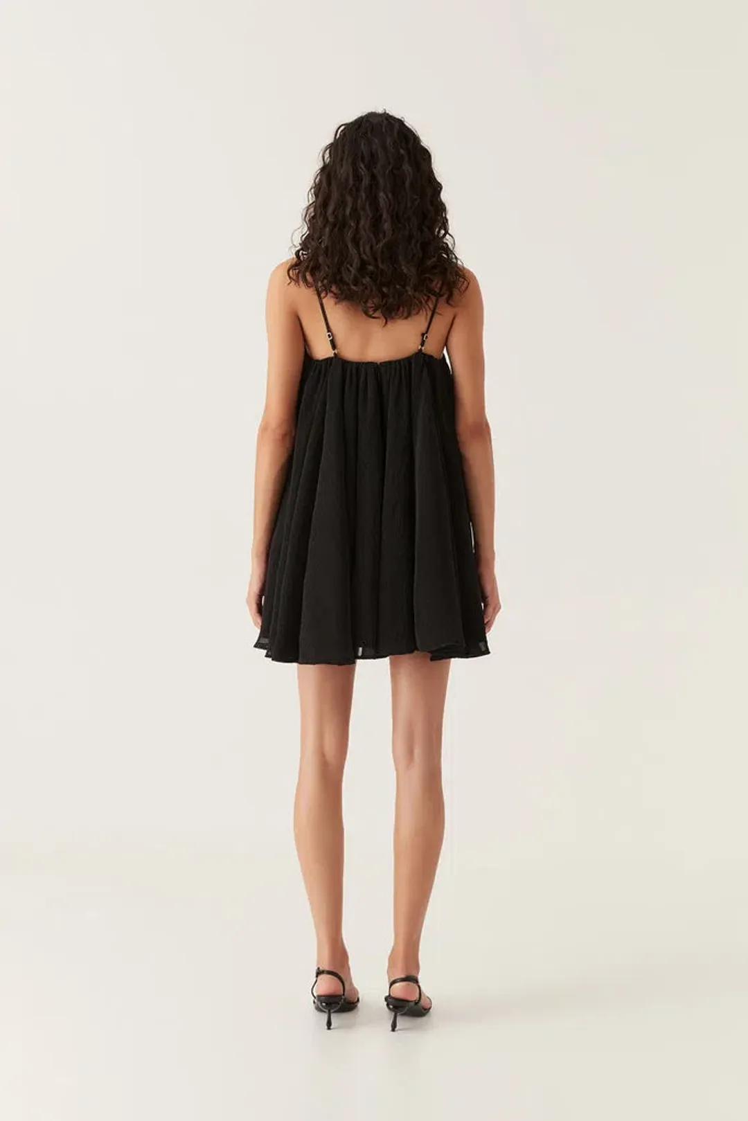 Aje Filigree Sweetheart Mini Dress Black Size 10 for rent on The Volte - main image