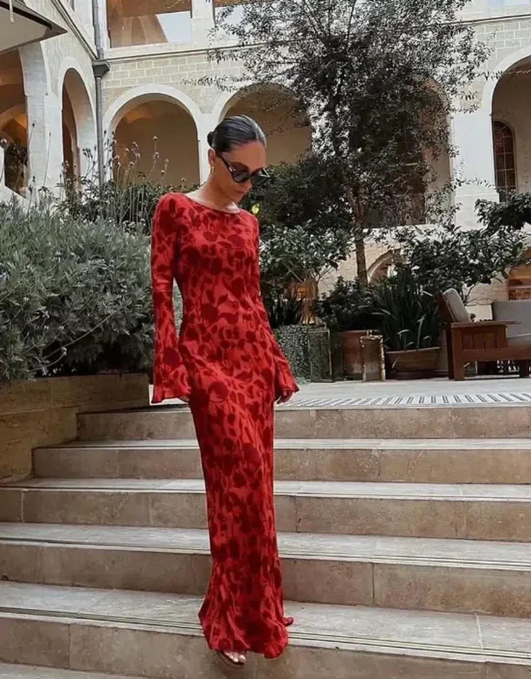 Realisation Par Gia Maxi Dress Havana Size 10 for rent on The Volte - main image