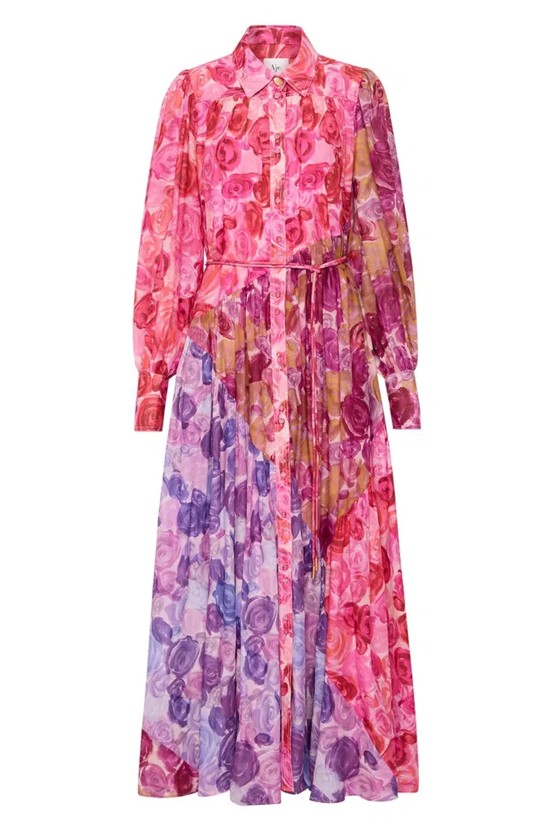 Aje Collisions Smock Maxi Dress Floral Size 10 for rent on The Volte - main image