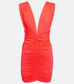 Alex Perry Keanan Mini Dress Strawberry Size 6 for rent on The Volte - image 9