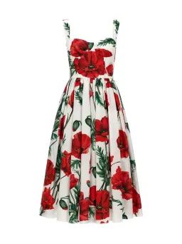 DOLCE & GABBANA Poppy Print Dress for rent on The Volte - image 1