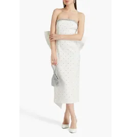 Rebecca Vallance Alpine Midi Dress White Size AU 8 for rent on The Volte - image 1