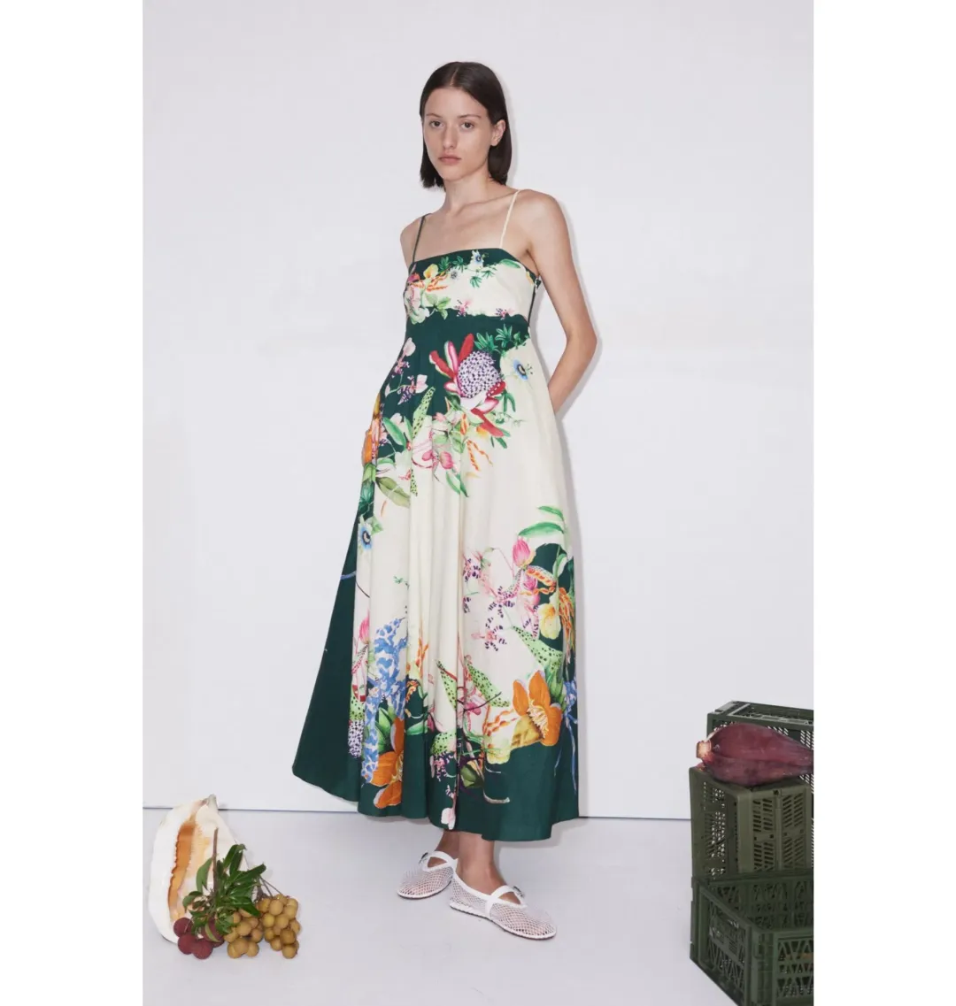 Alemais Aggie Sundress Print Size AU 10 for rent on The Volte - main image