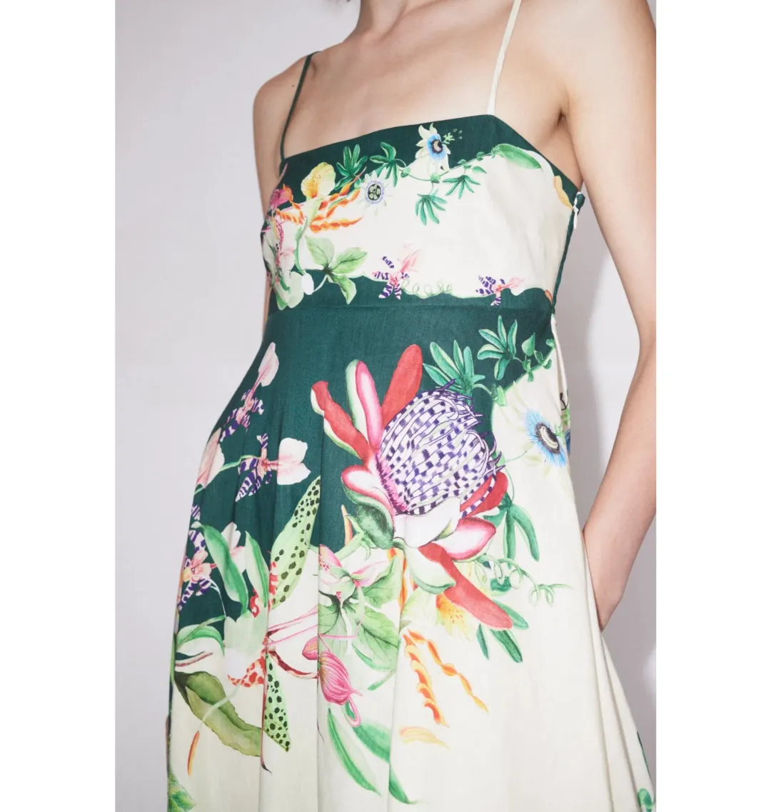 Alemais Aggie Sundress Print Size AU 10 for rent on The Volte - main image